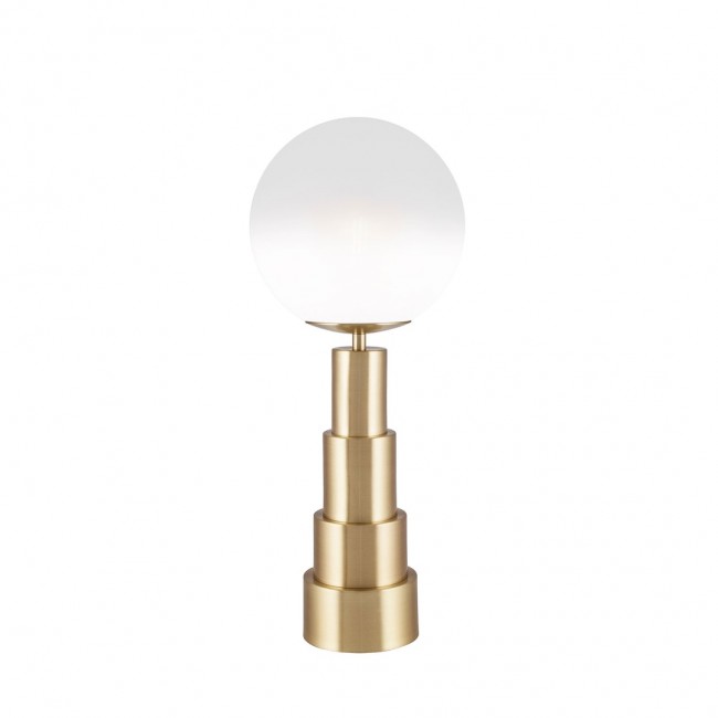 글로벤라이팅 아스트로 20 테이블조명/책상조명 브러시 브라스/화이트 Globen Lighting Astro 20 Table Lamp  Brushed Brass/White 07649