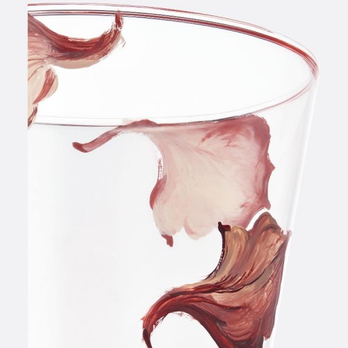 디올 CANNAGE & 로즈 WATER 글라스 IN 핑크 DIOR CANNAGE & ROSES WATER GLASS IN PINK 00539