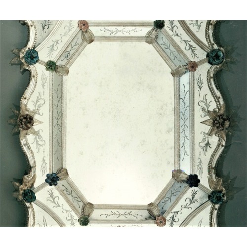 FRATELLI TOSI Bassano Murano 글라스 Antique 거울 in Venetian Style by 24970