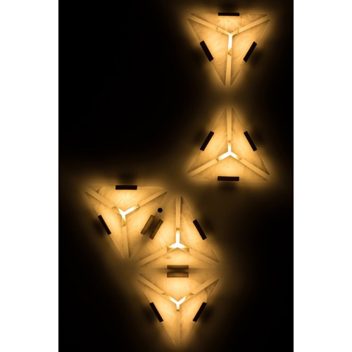 ADesignStudio LIGHT가든 W2 Pierre Alabaster Lights by Alex Fitzpatrick for 2017 Set of 5 23605