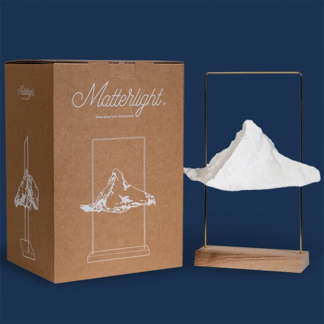 Borislab Matterlight 테이블조명/책상조명 in 실버 & 월넛 by Boris Dennler 17911
