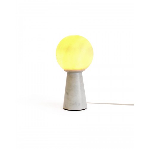 피암 Handmade Conical Lamp with 스피어 in 블랙 Marquina Marble fro. 16178