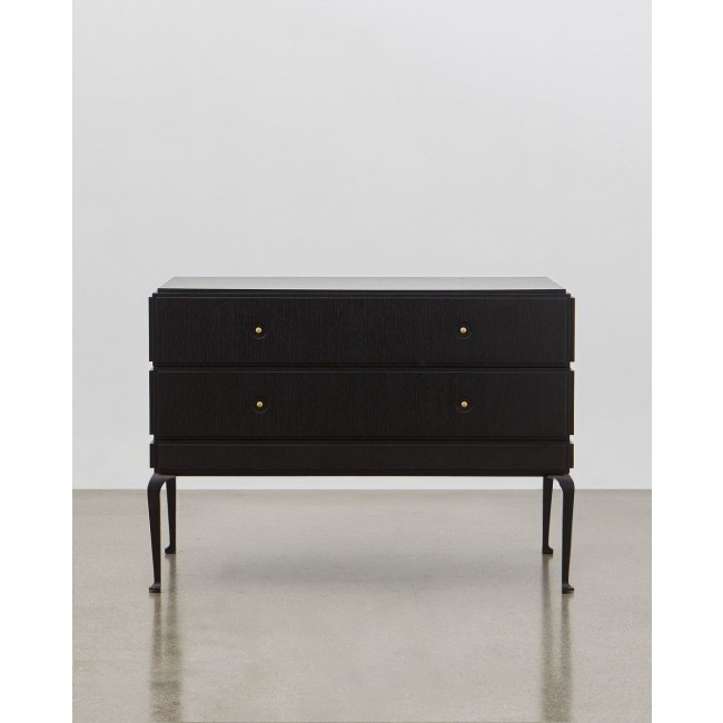 PH Furniture & Pianos Grand Chest of Drawers Wood Legs 블랙 오크 베니어 화이트 Ash 14630