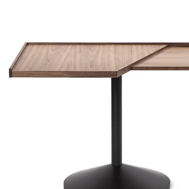 까시나 모델 840 Stadera Wood and Steel 테이블 by Franco Albini for 10935