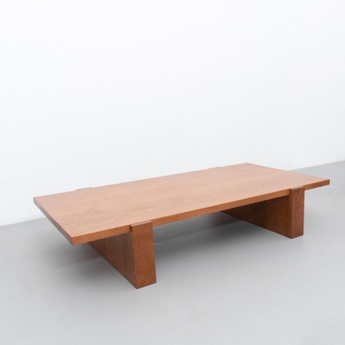 Design Gallery Milano Solid Oak 로우 테이블 by Le Corbusier for Dada Est. 09167