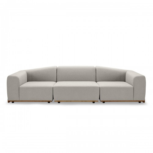 Emko Beige Saler Sofa 3-시터 by Santiago Sevillano for Set of 3 04655