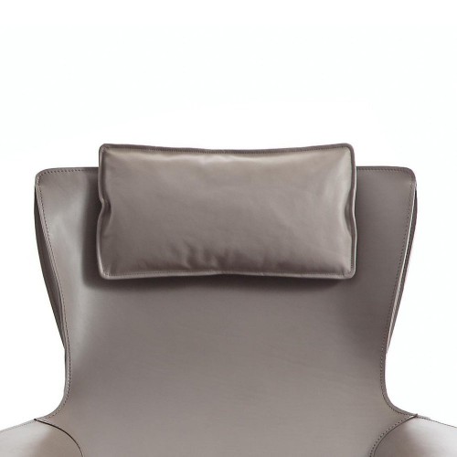 까시나 Cab 라운지체어 in Tubular Steel and 레더 Upholstery by Mario 벨리니 for 04080