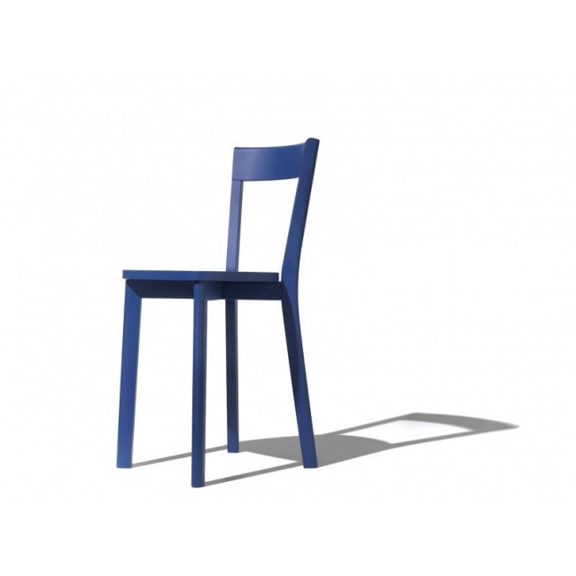 WLegno Mina 다이닝 체어 의자 in 블루 by Tommaso Caldera for 03708