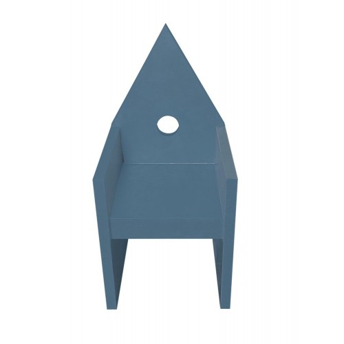 Meccani Design Vescovina Blu Azzurro 암체어 팔걸이 의자 by Lanfranco Benvenuti for Arredamenti 00479
