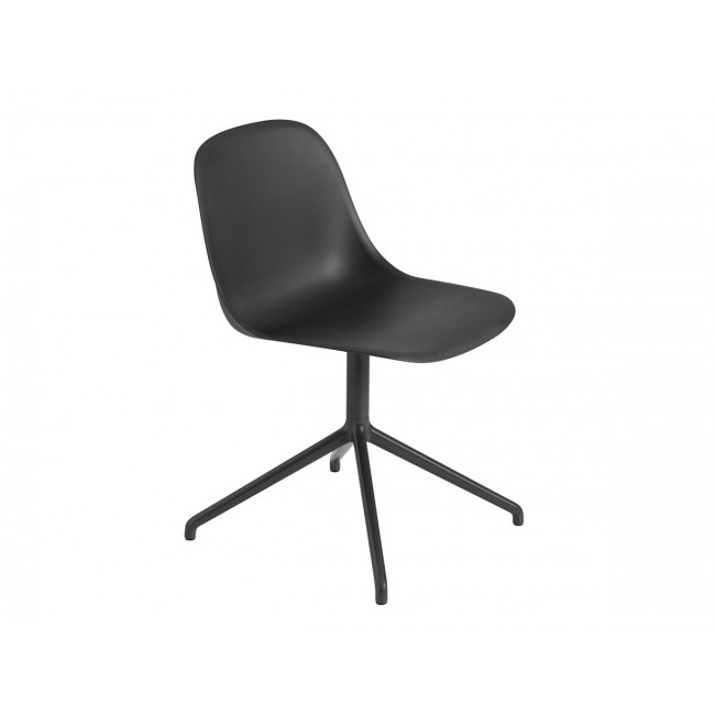 무토 Fiber 사이드 체어 - 스위블 Base Recycled 플라스틱 Muuto Side Chair Swivel Plastic 03690