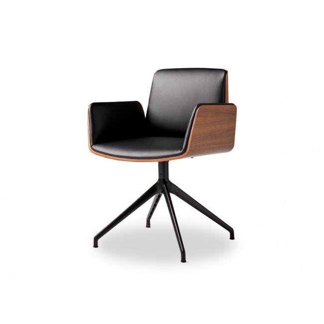 Punt Hug 오피스 체어 - 레더 Office Chair Leather 03630