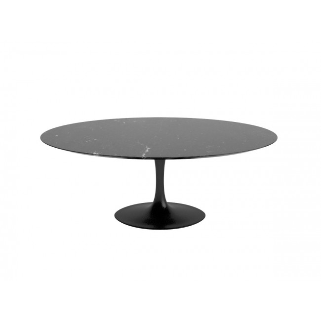 놀 사리넨 튤립 다이닝 테이블 - 오발 마블 블랙 base Knoll Studio Saarinen Tulip Dining Table Oval Marble Black 03320