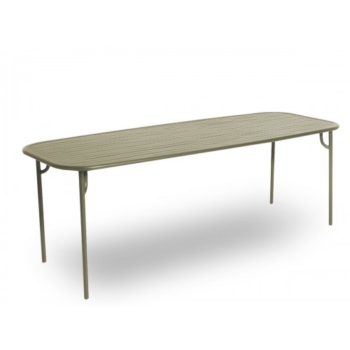 쁘띠 프리튀르 Week-End 아웃도어 다이닝 테이블 - 직사각형 라지 (leng_th: 220cm) Petite Friture Outdoor Dining Table Rectangular Large (Length: 03152