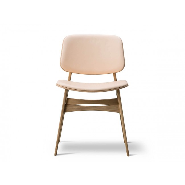 프레데리시아 Soborg 체어 의자 Front Upholstered with Wood Base Fredericia Chair 02709