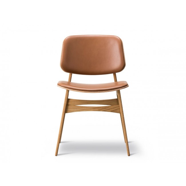 프레데리시아 Soborg 체어 의자 Front Upholstered with Wood Base Fredericia Chair 02709