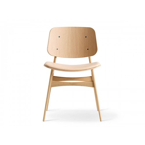 프레데리시아 Soborg 체어 의자 Seat Upholstered with Wood 프레임 Fredericia Chair Frame 02706