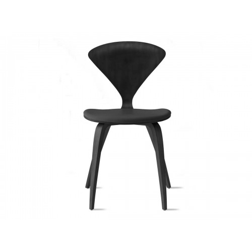 체르너 사이드 체어 - Seat Upholstered 레더 Classic 월넛 프레임 Cherner Side Chair Leather Walnut Frame 02696