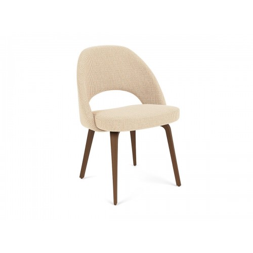 컨퍼런스 릴렉스 사이드 체어 - Wooden Base 놀 카토 패브릭 Knoll Studio Conference Relax Side Chair Cato Fabric 02518
