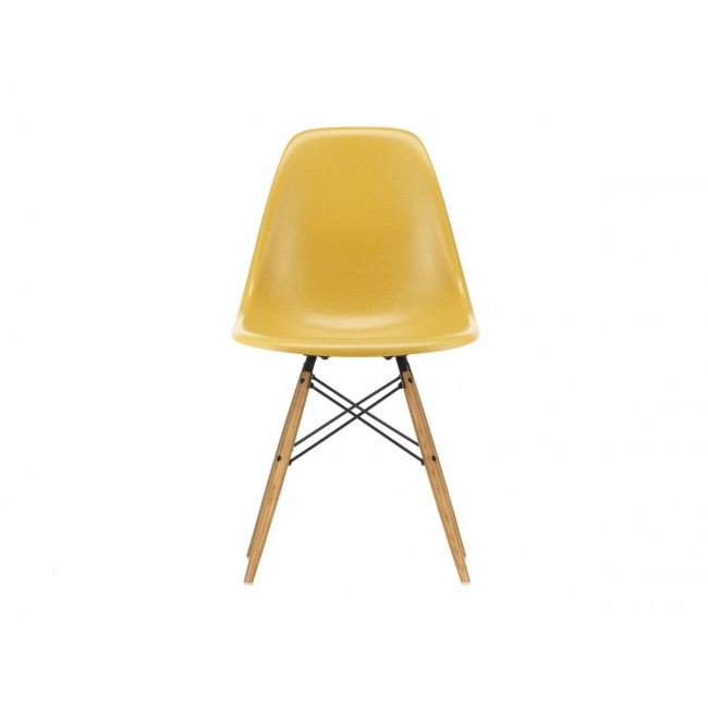 비트라 DSW 임스 파이버글래스 사이드 체어 - 골든 Maple Base Vitra Eames Fiberglass Side Chair Golden 02408
