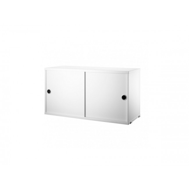 스트링 모듈러 Shelving - Cabinet with Sliding Doors String Modular 01678