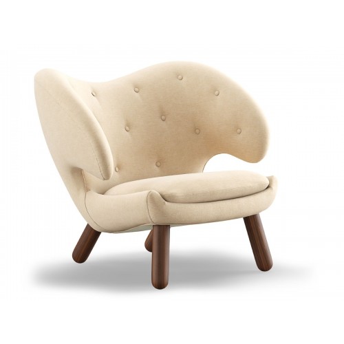 House of Finn Juhl Pelican 라운지체어 with Buttons Kjellerup-Vaeveri Watercolour 패브릭 Lounge Chair Fabric 01137