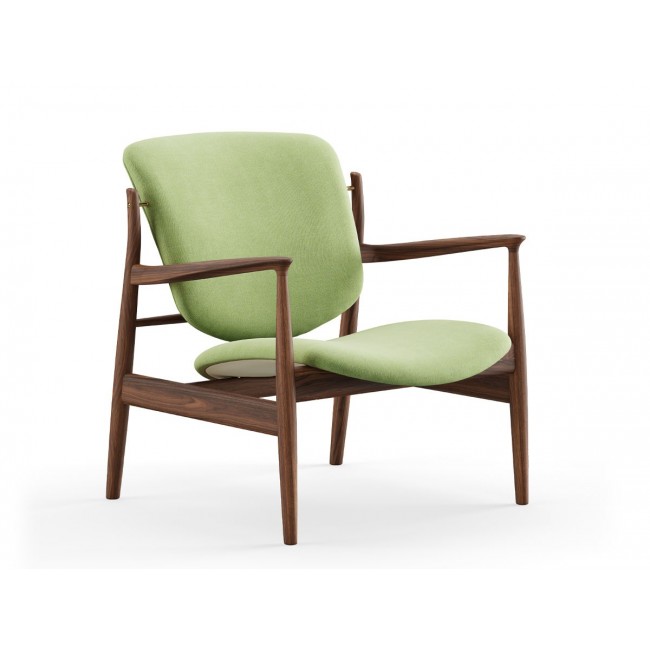 House of Finn Juhl France 라운지체어 Kjellerup-Vaeveri Watercolour 패브릭 Lounge Chair Fabric 01088