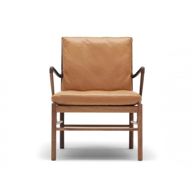 칼 한센 앤 선 OW149 콜로니얼 라운지체어 - 레더 블랙 Painted Oak 프레임 Carl Hansen & Son Colonial Lounge Chair Leather Black Frame 01071