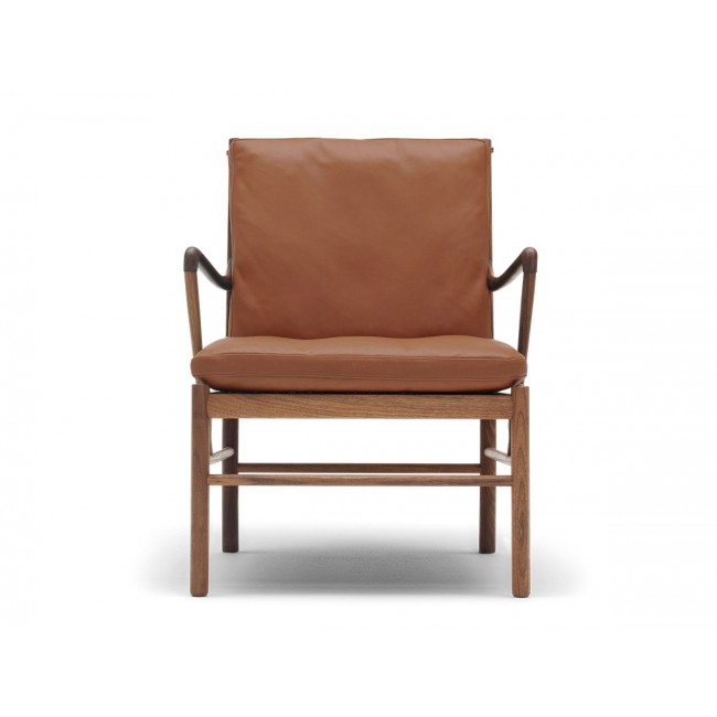 칼 한센 앤 선 OW149 콜로니얼 라운지체어 - 레더 오일 오크 프레임 Carl Hansen & Son Colonial Lounge Chair Leather Oiled Oak Frame 01070