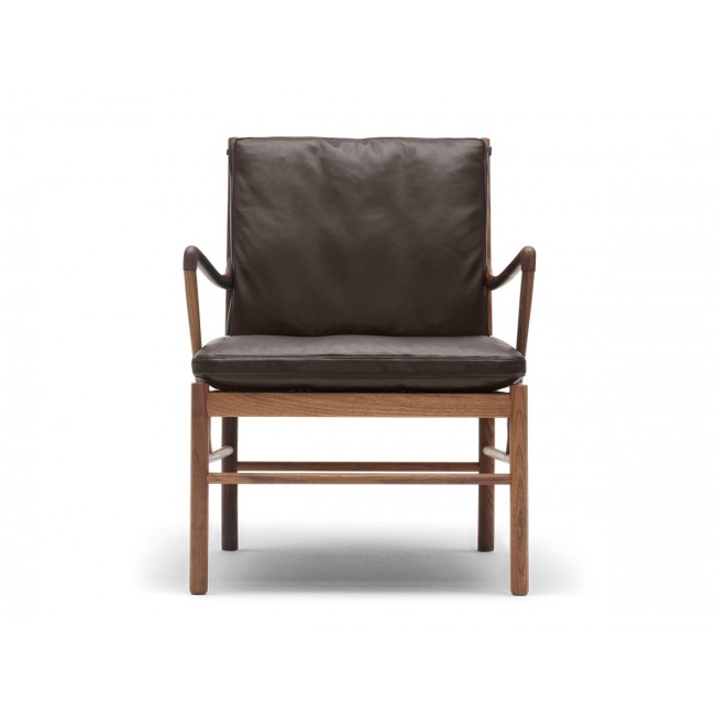 칼 한센 앤 선 OW149 콜로니얼 라운지체어 - 레더 Soaped Oak 프레임 Carl Hansen & Son Colonial Lounge Chair Leather Frame 01069