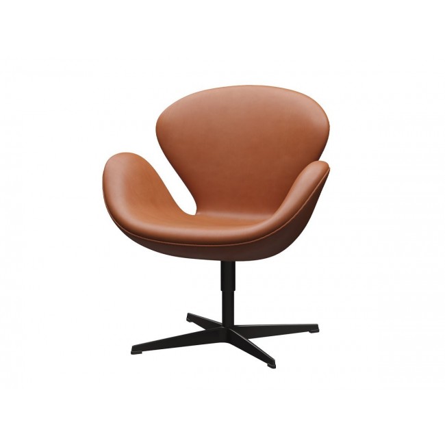 프리츠한센 Swan 체어 의자 - 레더 with Warm 그래파이트 Base Grace Fritz Hansen Chair Leather Graphite 00988