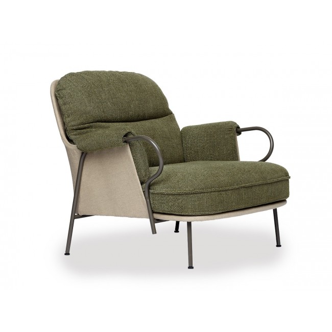 포지아 Lyra 라운지체어 브라운 Grey Base Fogia Lounge Chair Brown 00972