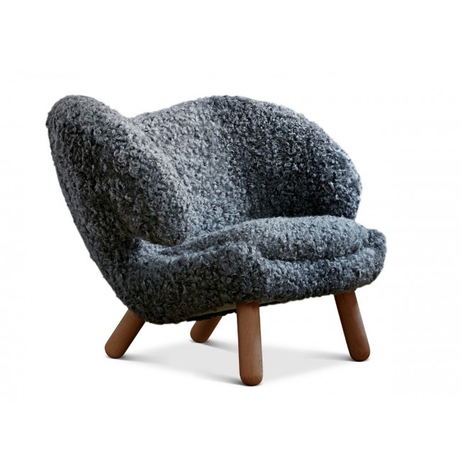 House of Finn Juhl Pelican 체어 의자 - 리미티드 에디션 Gotland Sheepskin 월넛 Legs Chair Limited Edition Walnut 00738