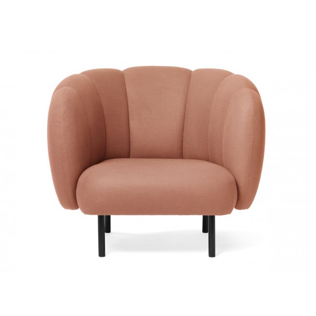 웜 노르딕 Cape 라운지체어 - With Stitches 크바드라트 Merit 패브릭 Warm Nordic Lounge Chair Kvadrat Fabric 00731