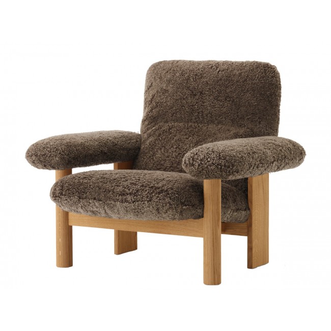 메누 Brasilia 라운지체어 - Sheepskin 네추럴오크 Base MENU Lounge Chair Natural Oak 00727