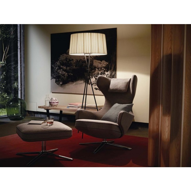 비트라 그랜드 레포스 라운지체어 and 오토만 in Credo 패브릭 Vitra Grand Repos Lounge Chair Ottoman Fabric 00602