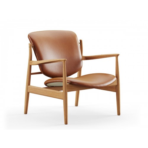 House of Finn Juhl France 라운지체어 - 레더 Lounge Chair Leather 00539