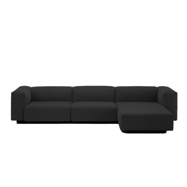비트라 소프트 모듈러 소파 Three Seater (체이스 롱그 버전) Right Hand Facing Chaise Vitra Soft Modular Sofa with Longue 00353