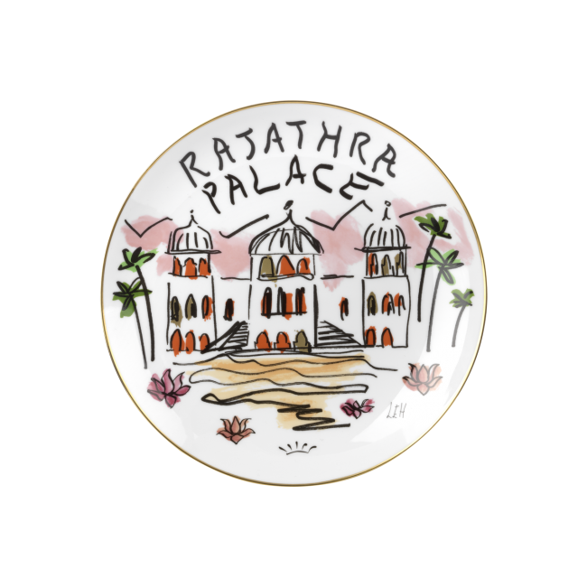 지노리 1735 Designer 접시 Rajathra PA레이스 Ginori plate Palace 01184