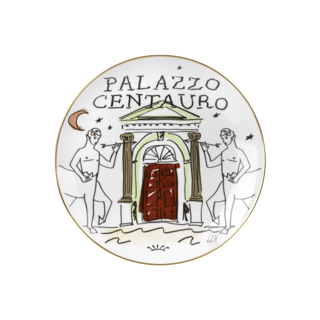 지노리 1735 Designer 접시 Palazzo Centauro Ginori plate 01182