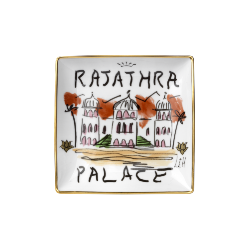 지노리 1735 Designer 사각 스퀘어D vide poche Rajathra PA레이스 Ginori squared Palace 01070