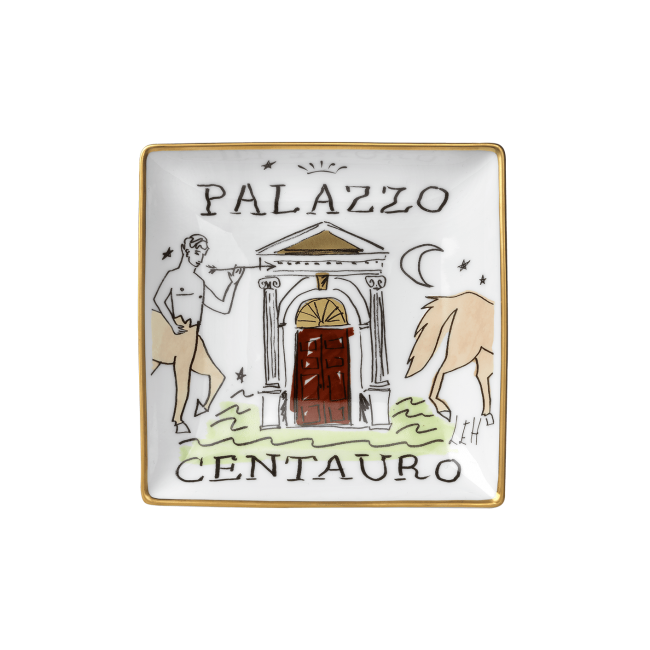 지노리 1735 Designer 사각 스퀘어D vide poche Palazzo Centauro Ginori squared 01068