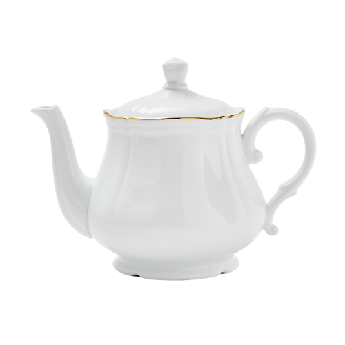 지노리 1735 티포트 Corona oro Ginori Teapot 00682