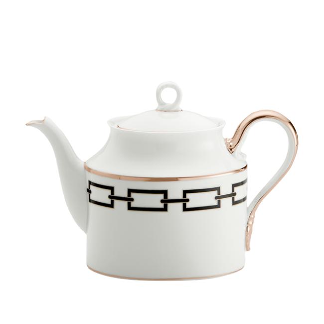 지노리 1735 티포트 Catene Nero Ginori Teapot 00673