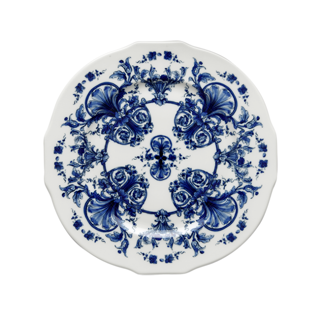 지노리 1735 Charger 접시 Babele Blu Ginori plate 00283