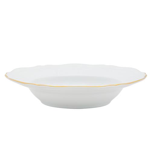 지노리 1735 파스타접시 Corona 모노GRAM oro Ginori Soup plate Monogram 00175