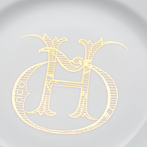 지노리 1735 디너접시 Corona 모노GRAM oro Ginori Dinner plate Monogram 00023