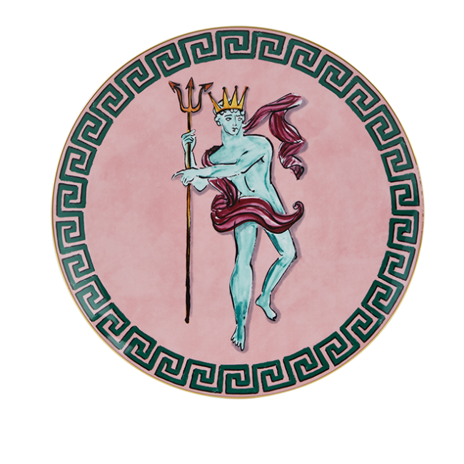 지노리 1735 CENTER피스 and Charger 접시 핑크 Ginori Centerpiece plate Pink 00014