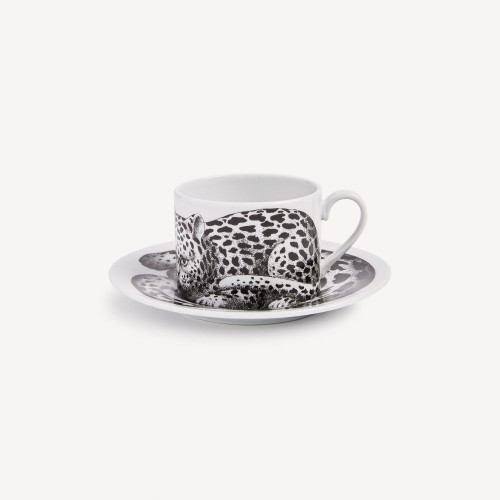 포르나세티 Tea cup High Fidelity Leopardato skin Fornasetti Tea cup High Fidelity Leopardato skin 00561