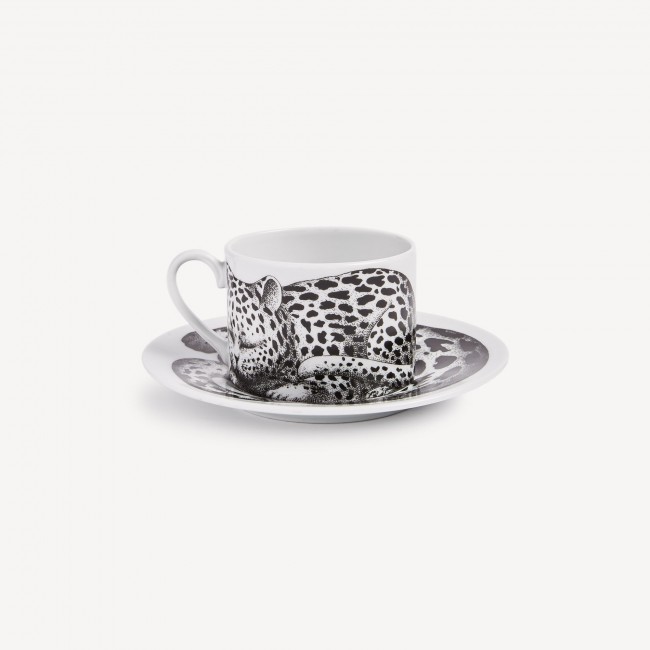 포르나세티 Tea cup High Fidelity Leopardato skin Fornasetti Tea cup High Fidelity Leopardato skin 00561