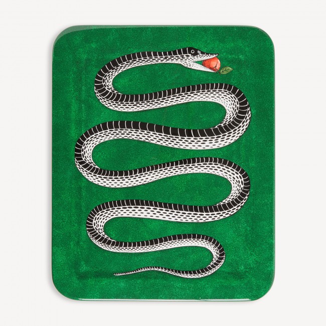 포르나세티 트레이 Serpente Fornasetti Tray Serpente 00405